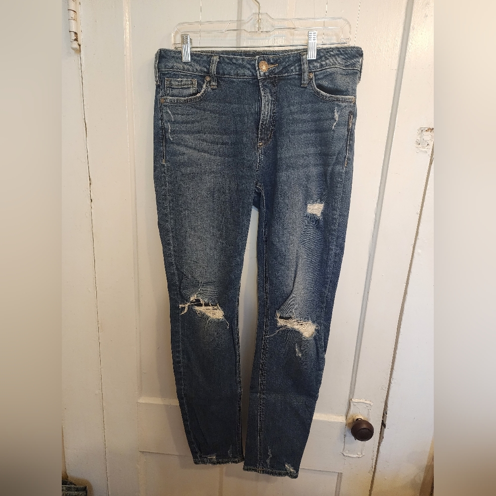 Silver mazy skinny 31x29